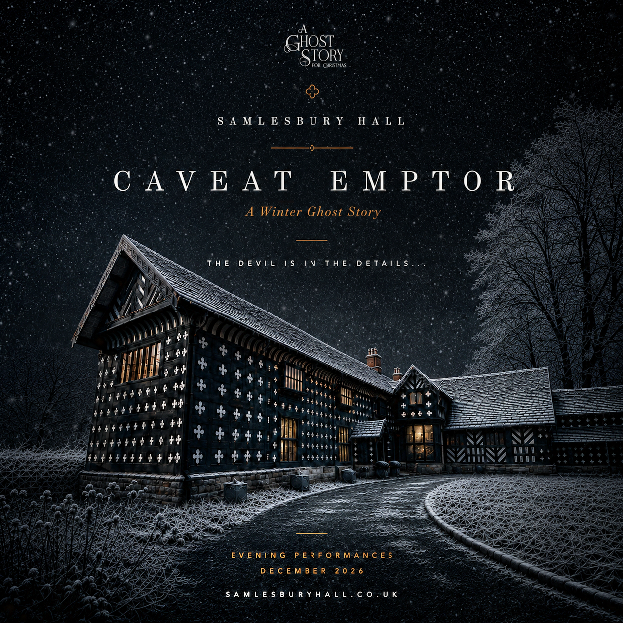Caveat Emptor event poster